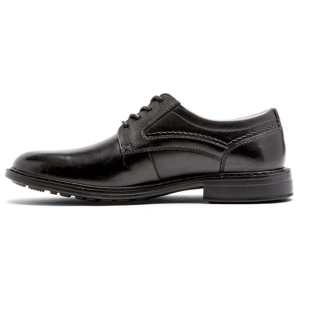 Rockport Mens Parsons Plain Toe - Oxfords Black - SIH648702